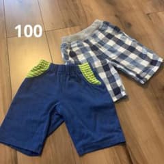 半ズボン 100cm 2枚セットのサムネイル