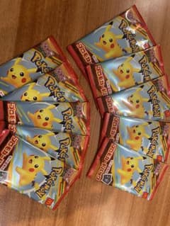 プロモ　マクドナルド　ポケモンカードピカチュウ 10パックのサムネイル