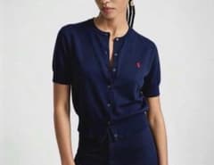 POLO RALPH LAUREN ポロラルフローレン カーディガン　ネイビーのサムネイル