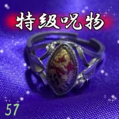 【特級呪物】曰く付き　占い師の指輪　蒼の導き　魅力　美貌　縁起物 特級呪物・人間関係・良縁・厄除け・縁切り・曰く付き・No.57 - メルカリ