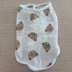 犬服 クマ柄　サイズSMのサムネイル