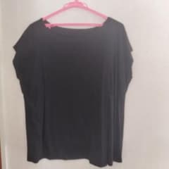 フェリシモin for the 半袖 Tシャツ ブラック 4Lのサムネイル