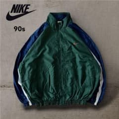 OREGON NIKEナイキ90sナイロンジャケット刺繍スウォッシュロゴ好配色 OREGON NIKEナイキ90sナイロンジャケット刺繍スウォッシュロゴ好配色