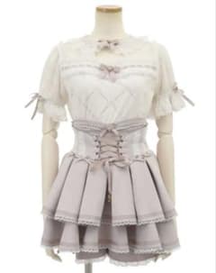 ♥リズリサ♥ モノグラムビジューカットトップス ピンクのサムネイル