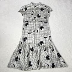 【定価5.9万】24年 グレースクラス ティアード シャツワンピース 総柄 36 定価5.9万】24年 グレースクラス ティアード シャツワンピース 総柄 36