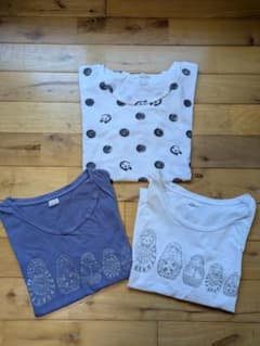 niko and　ニコアンド　Tシャツ　まとめ売り　3点セットのサムネイル