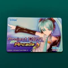 初音ミク Project DIVA Arcade ICカード 初期デザイン版 - メルカリ