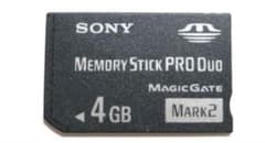 SONY PSP Memory Stick 4GB (1 card)