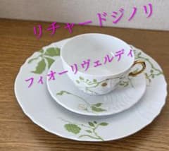リチャードジノリ フィオーリヴェルディ カップ&ソーサープレート