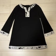レオナール♡カンカン素材チュニック38 モノトーン系 - メルカリ
