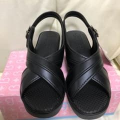 ナースサンダル 黒のサムネイル