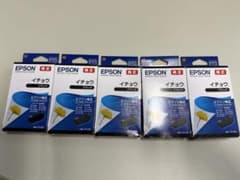新品・未開封】EPSON純正インクカートリッジ イチョウ（ブラック）5個