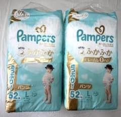 【未開封】Pampers パンツ Lサイズ 52枚入り×2のサムネイル