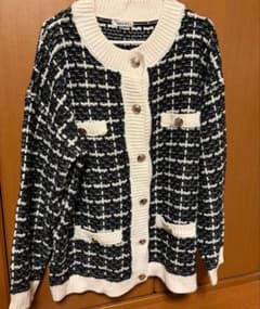 INGNI チェック柄カーディガン 長袖のサムネイル