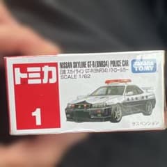 タカラトミー NISSAN SKYLINE GT-R 警察車両 1/62のサムネイル