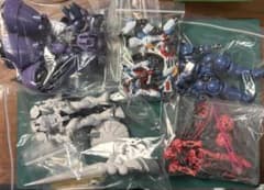 ガンプラ 組立済セット ジークアクス 赤いガンダム ギャン リックドム 軍警ザク