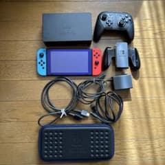 Nintendo Switch1箱無し プロコン・本体ケース付き - メルカリ
