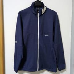 【秋に最適】OAKLEY メンズ 長袖ジャージ BLUE INDIGOサイズXLのサムネイル
