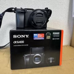 【メルカリ最安値】おまけ付き SONY a6400 一眼レフ　ミラーレスカメラ メルカリ最安値】おまけ付き SONY a6400 一眼レフ ミラーレス