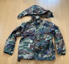 レインウェア　上下　迷彩柄　Mサイズのサムネイル