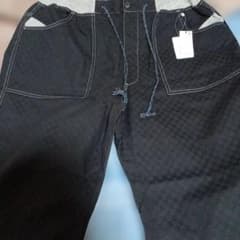おか様限定、未使用タグ付きブラック チェック柄 ショートパンツ 4Lのサムネイル
