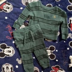 baby GAP ワッフル ボーダー セットアップのサムネイル