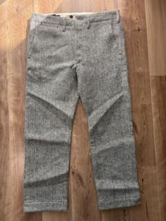 ダブルアールエル　RRL ヘリンボーン　ウールパンツ　グレー　W34 ダブルアールエル RRL ヘリンボーン ウールパンツ グレー W34 - メルカリ
