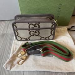 新品未使用】GUCCI ジャンボGGキャンバス ショルダーバッグ 696075