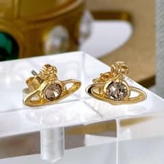 ヴィヴィアンウエストウッド NANO SOLITAIRE ナノソリティア ピアス