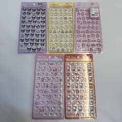♦︎正規品♦︎ボンボンドロップシールmini サンリオ 5枚セットのサムネイル