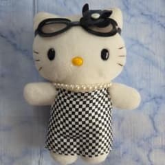 モノトーン サングラス キティちゃん ハローキティ レトロ ぬいぐるみのサムネイル