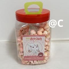 마법 소녀 마도카 ☆ 마기카 큐베에 딸기 우유 풍미 팝콘 각 냄비 씰 입