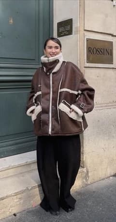 値下】Knuth Marf reversible mouton jacket - メルカリ