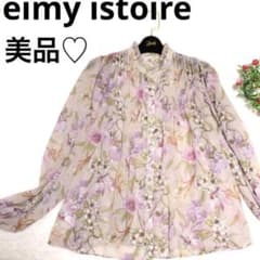 eimy 美品♡フラワー柄シアーブラウス　花柄のサムネイル