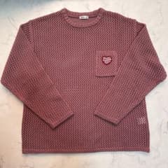 sedacle メッシュニット クルーネック ハートワッペンのサムネイル