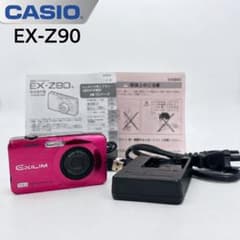 デジタルカメラ　CASIO EXILIM EX-Z90　ピンク 動作品】CASIO EXILIM EX-Z90 ピンク コンデジ デジカメ - メルカリ