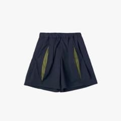 UNTRACE ニーショーツ _263 DARK NAVY /OLIVE - メルカリ