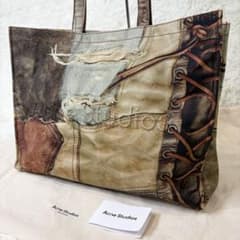 美品】アクネストゥディオズ 24年モデル デニム 後藤威尊着用 トート