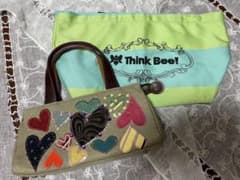 Think Bee! ハート刺繍 ハンドバッグのサムネイル