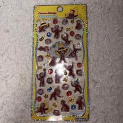 おさるのジョージ プチドロップステッカーのサムネイル
