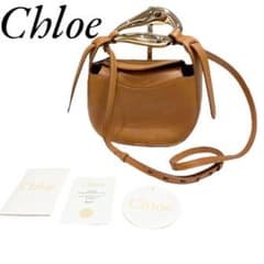 人気 Chloe クロエ ブラウン ショルダー 2way キス レザー - メルカリ
