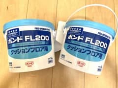 コニシボンド FL200 クッションフロア用 ポリ缶(3kg)2個ヘラ2個セット 