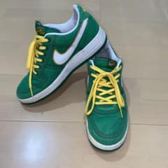 【希少カラー】NIKE エアフォース1  キャンパス　グリーンのサムネイル
