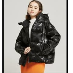 adidas アディダス トレフォイルロゴ 総柄 ダウンジャケット2way 