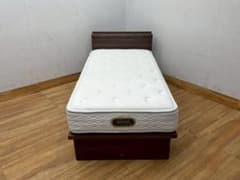 T8045☆展示品シモンズニューフィットプレミアムシングルベッド跳ね