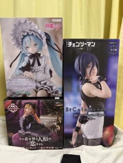 高騰プライズフィギュア 3点セット 初音ミク レゼ 喜多川海夢 - メルカリ