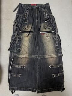 TRIPP NYC ボンテージパンツ デニム ワイド ギミック y2k パンク 