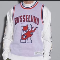 RUSSELUNO ラッセルノ　ベスト　ゴルフ　大きめ　ベスト　XXL 7 白