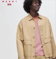 UNIQLO MARNI オーバーサイズ　ユーティリティ　ジャケット Sサイズのサムネイル