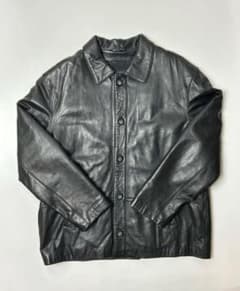GUESS ブラック　レザー　シングルライダースコートライナー付き　L GUESS ブラック レザー シングルライダースコートライナー付き L